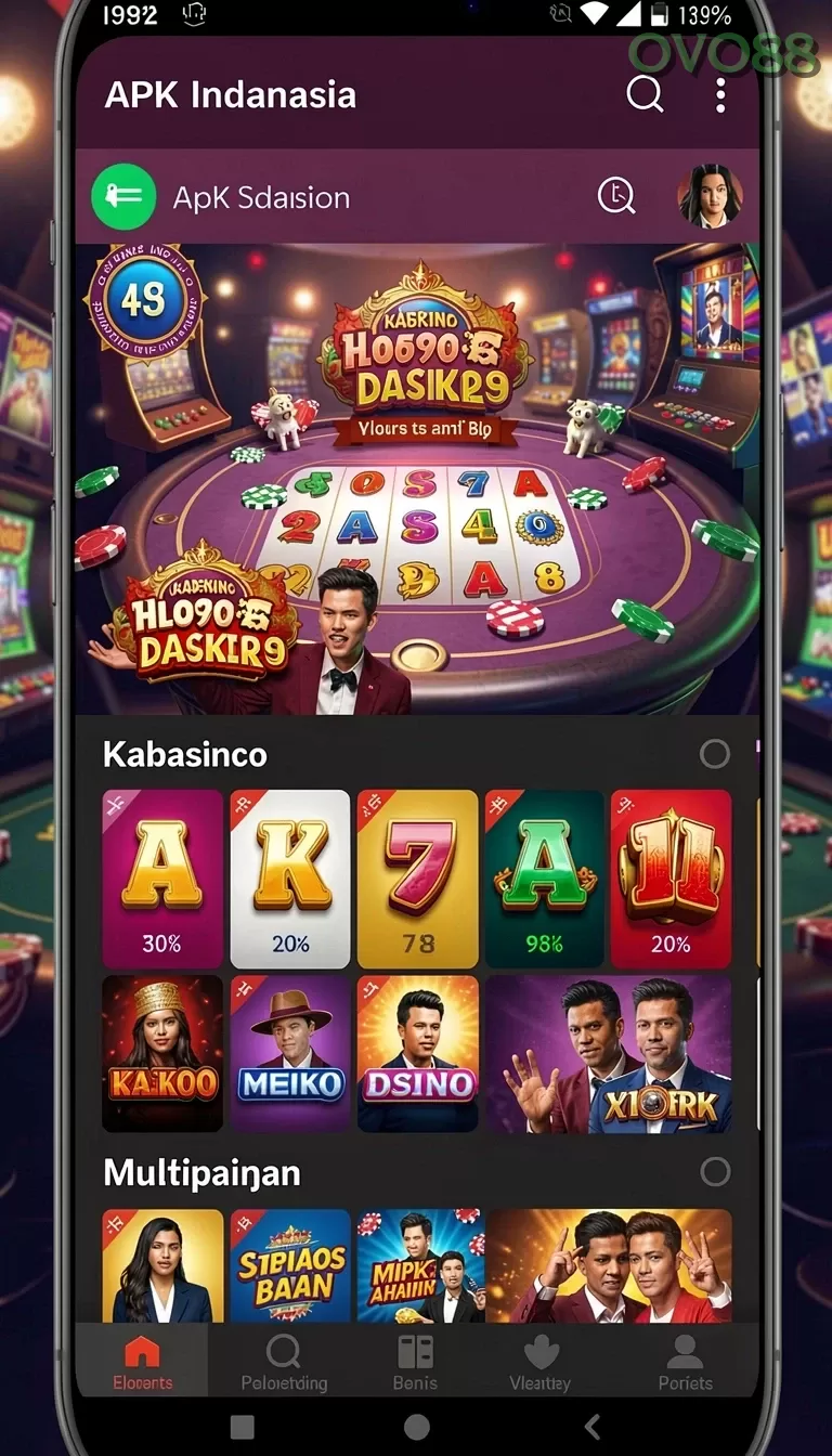 Cuplikan layar CRS99 — menu navigasi