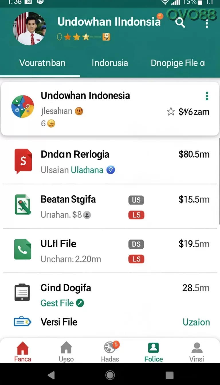 Cuplikan layar API303 — pengaturan akun
