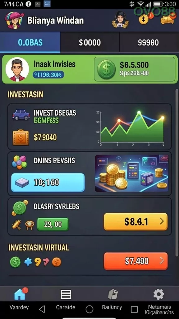 Cuplikan layar MVP789 — menu navigasi